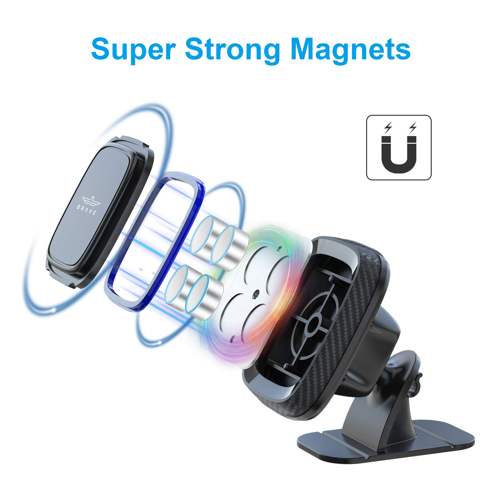 BRAVE 2-In-1 Universal Car Holder