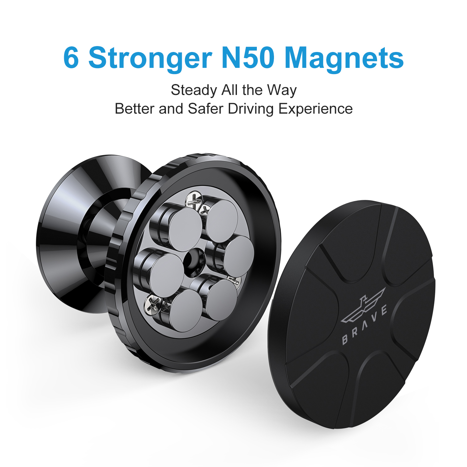 BRAVE Magnetic Car Mobile Phone Holder BHL-46