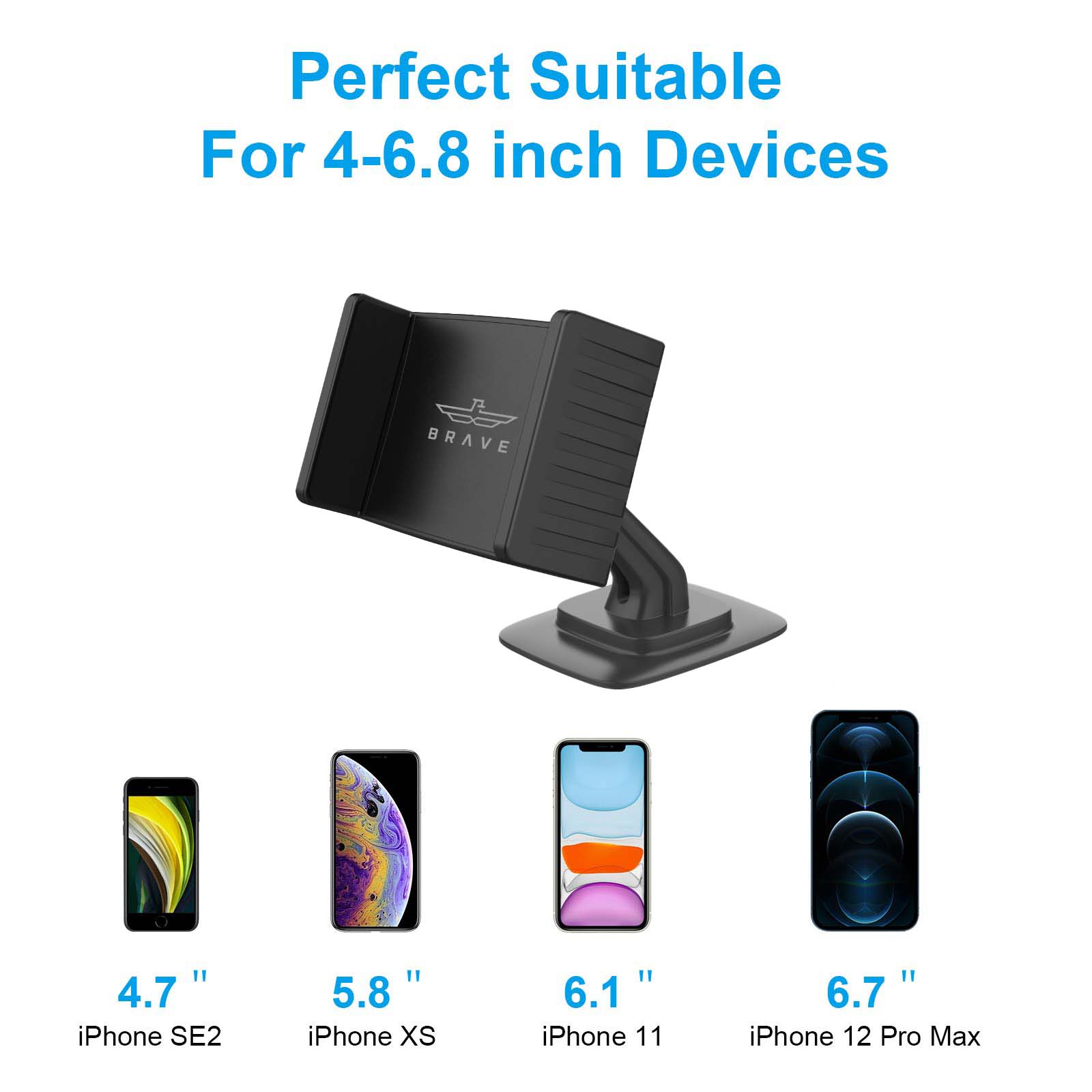 BRAVE Universal Car Mount Air-Vent & Dashboard BHL-47