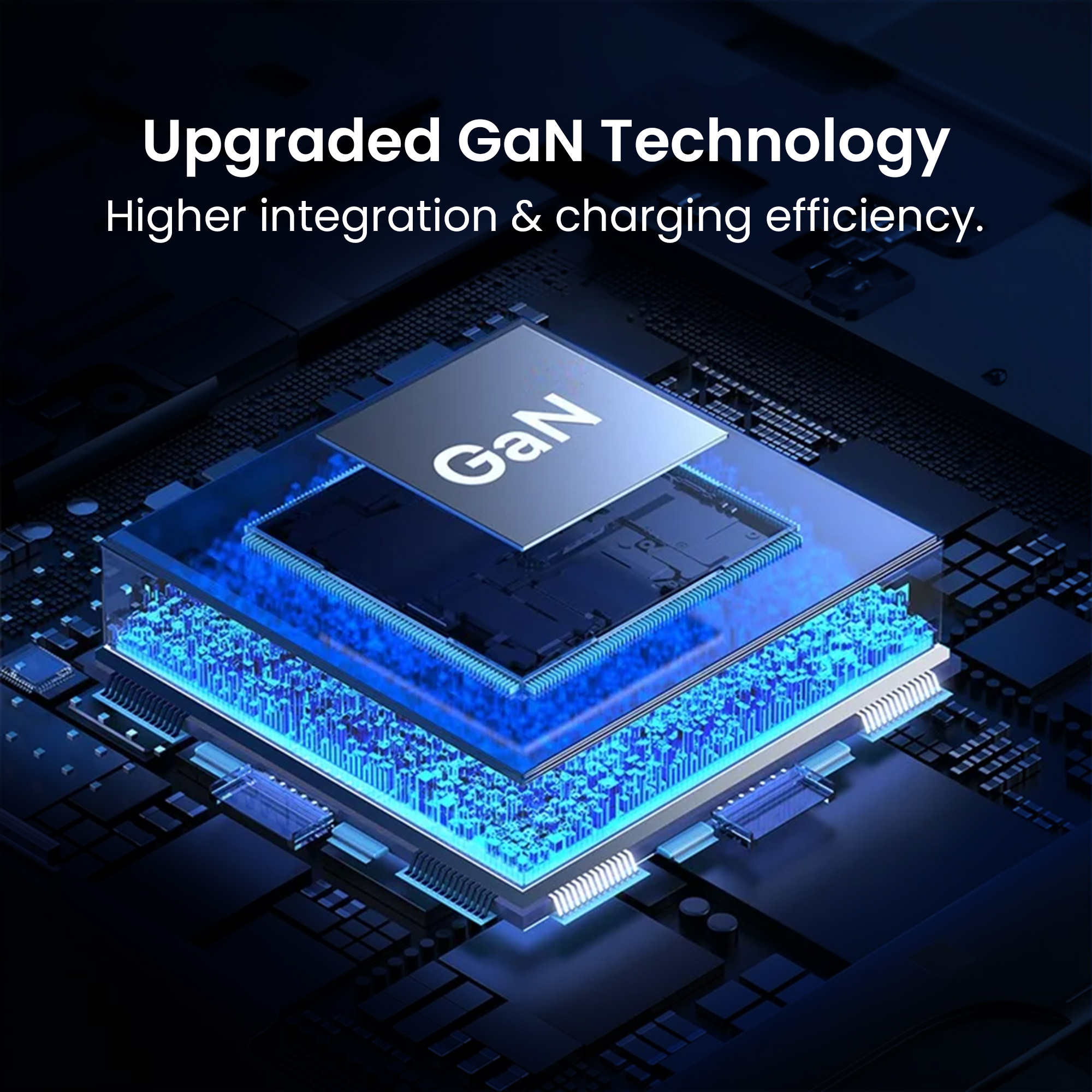 BRAVE BTC-35 65W GaN USB-C Fast Charger with Power Delivery & Quick Charge – 2 USB-C & 1 USB-A Ports -White