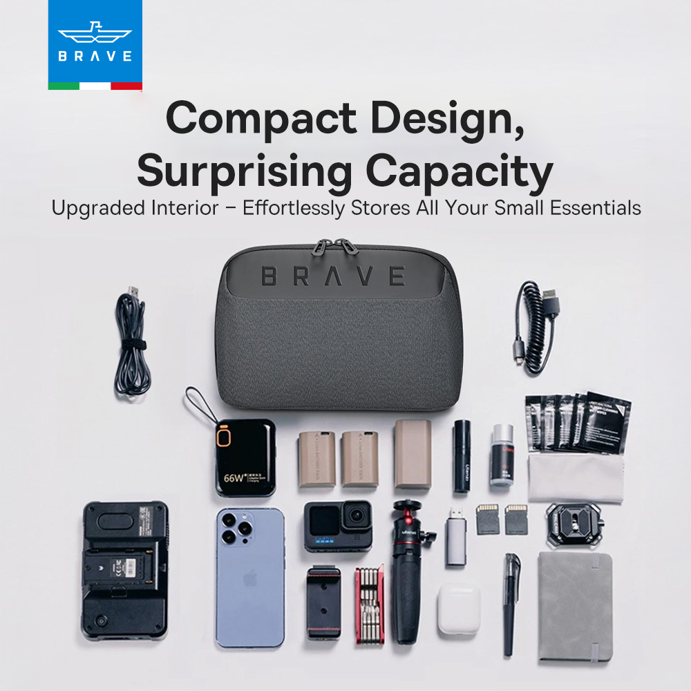 Brave BTK-02 Travel Kit 5 In 1 Pack  - Black