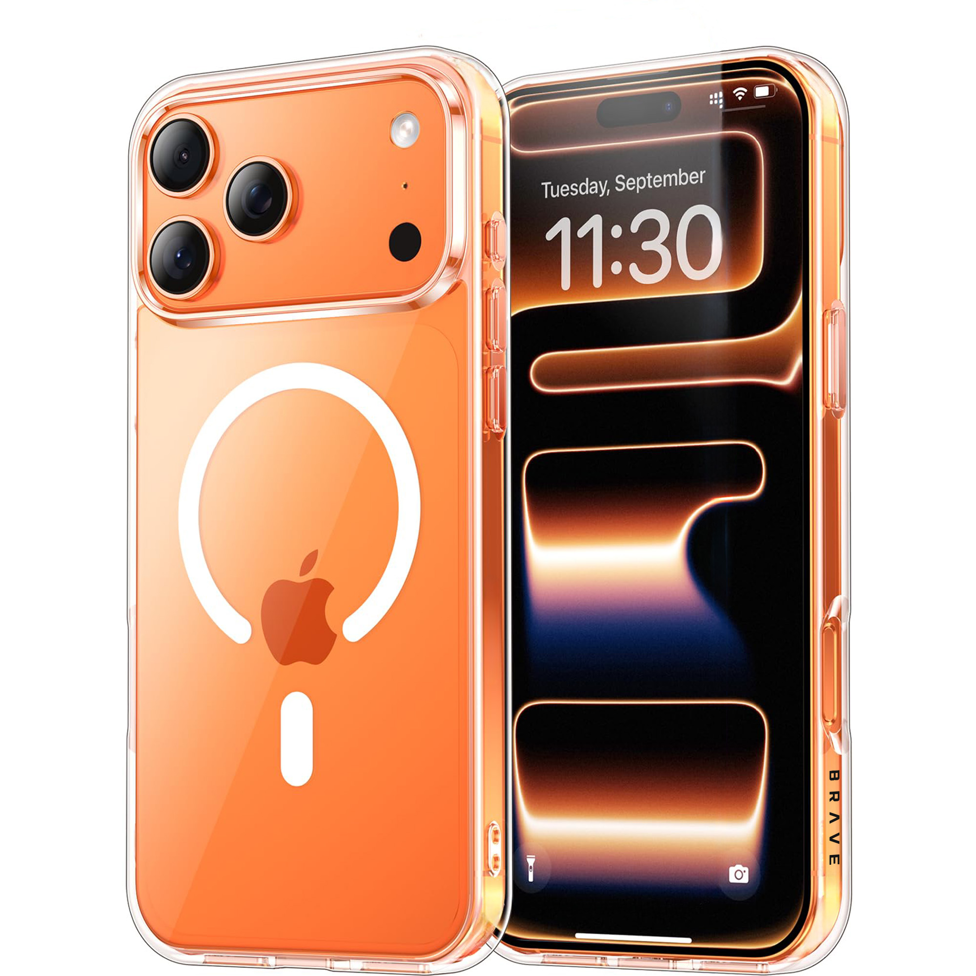 BRAVE Guard iPhone 17 Pro Case MagSafe - Clear