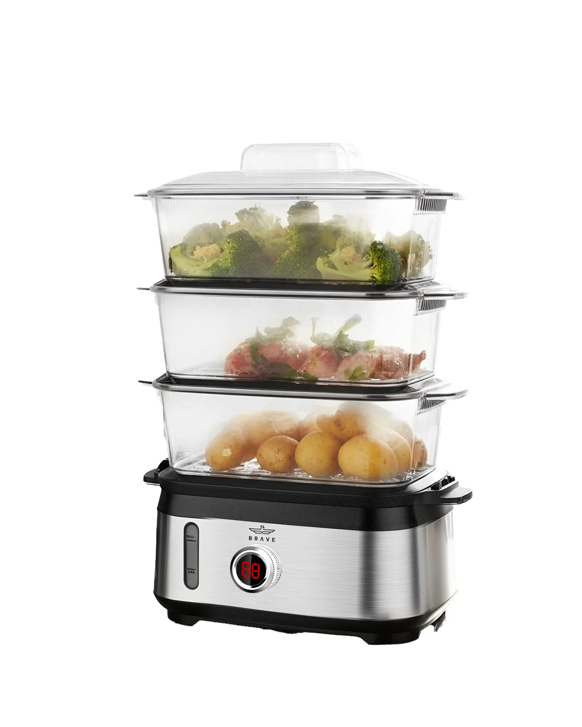 BRAVE 3-Tier Electric Food Steamer