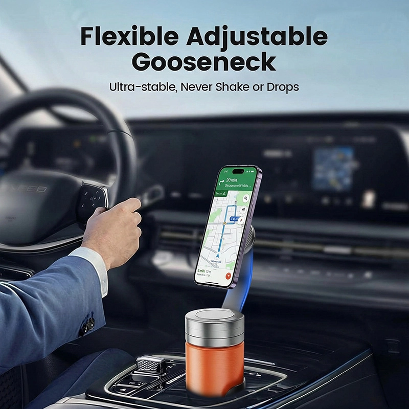 BRAVE BHL-58 Magnetic Cup Holder Phone Mount - Black